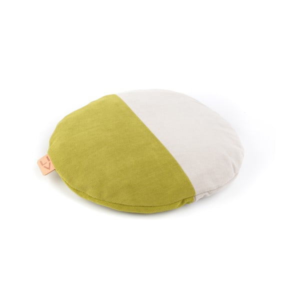 Zeleno-krémový vankúš Linda Vrňáková Lentils-image-4