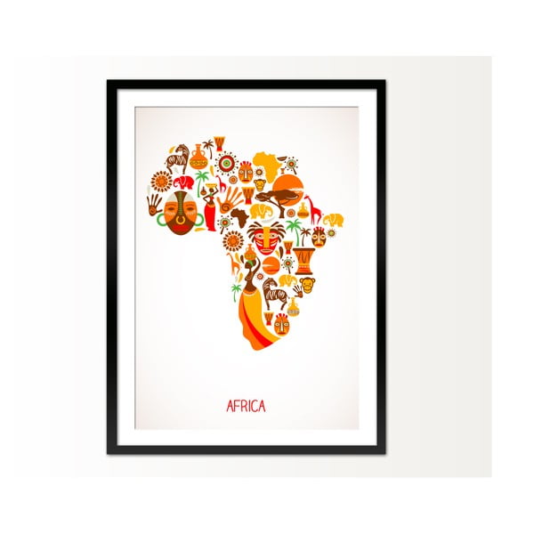 Zarámovaný obraz Africa, 50x70 cm
