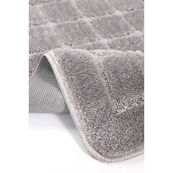 Sivé kúpeľňové predložky v súprave 2 ks 50x80 cm Kareli – Foutastic-image-3