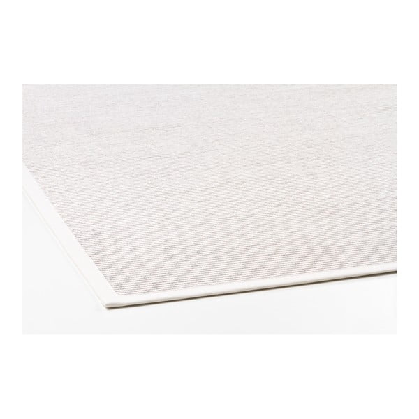 Biely vzorovaný obojstranný koberec Narma Palmse, 70 × 140 cm-image-3