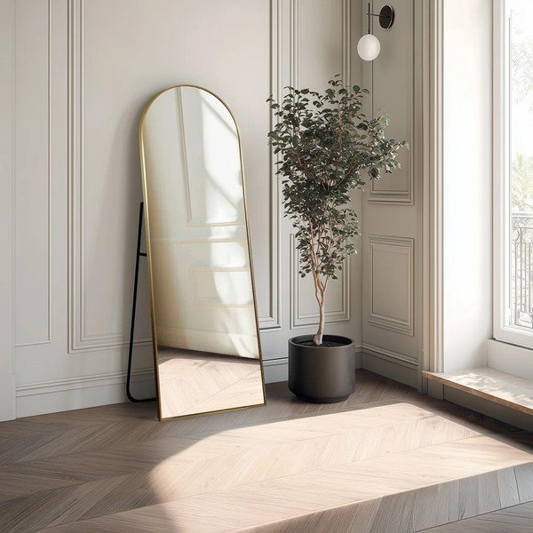 Nástenné/stojacie zrkadlo 50x140 cm Aurea – Styler-image-1