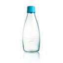 Svetlomodrá sklenená fľaša ReTap s doživotnou zárukou, 800 ml