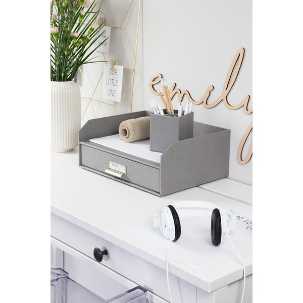 Kartónový organizér na dokumenty so zásuvkou Walter – Bigso Box of Sweden-image-2