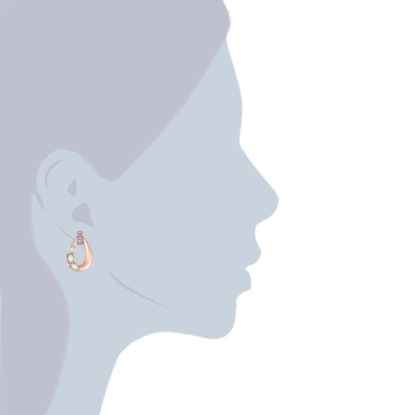 Náušnice s krištáľmi Swarovski Saint Francis Crystals Mint Drop-image-1
