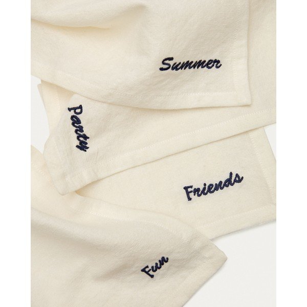 Textilné obrúsky v súprave 4 ks 40x40 cm Vallcanera – Kave Home-image-2