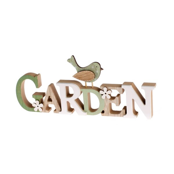 Drevený dekoratívny nápis Dakls Garden
