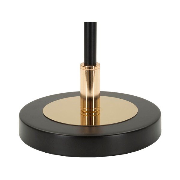 Biela/čierna stolová lampa so skleneným tienidlom (výška  46 cm) Vintage – Mauro Ferretti-image-3