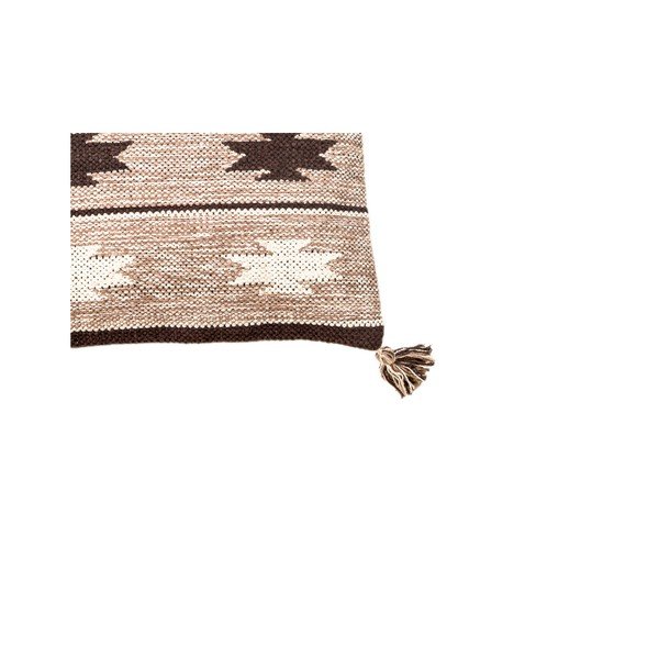 Béžovo-hnedý ručne tkaný vankúš Navaei & Co Kalush Kilim, 45 x 45 cm-image-1