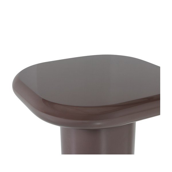 Lesklý odkladací stolík 50x50 cm Zava – WOOOD-image-3