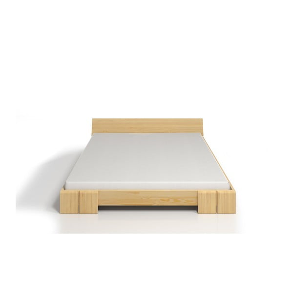 Dvojlôžková posteľ z borovicového dreva SKANDICA Vestre, 200 × 200 cm-image-1
