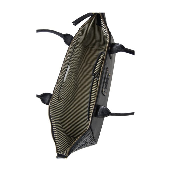 Kožená kabelka Fly Violet midi, krokodília-image-1