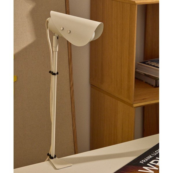 Svetlosivá kovová stolová lampa s klipom (výška  51 cm) Jula – Kave Home-image-3