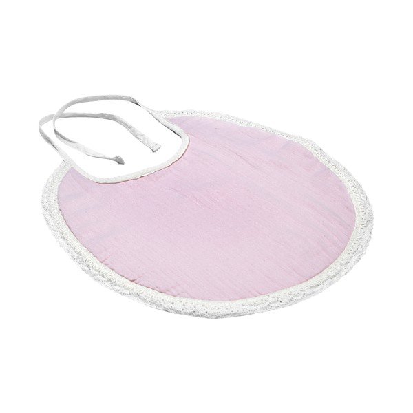 Ružový mušelínový podbradník Kindsgut Paris-image-2