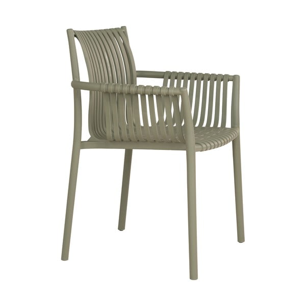 Zelené plastové záhradné stoličky v súprave 2 ks Tulsa – House Nordic-image-3