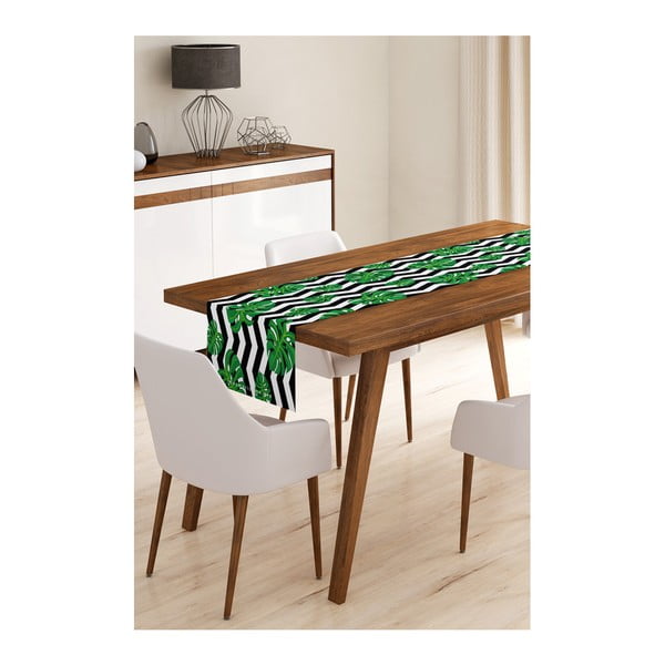 Behúň na stôl z mikrovlákna Minimalist Cushion Covers Jungle Stripes, 45 × 145 cm