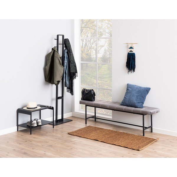 Čierny kovový vešiak Actona Selje-image-1