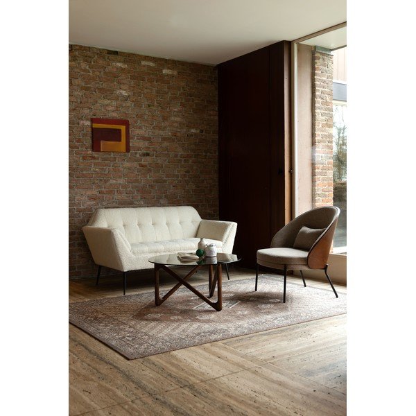 Krémová pohovka z textílie buklé 150 cm Kate – Dutchbone-image-1