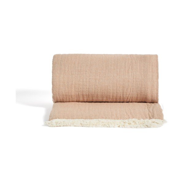 Mušelínová detská deka v lososovej farbe 130x170 cm Nafine – Kave Home