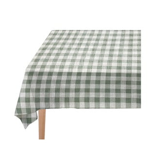 Obrus Really Nice Things Lino Green Vichy, 140 x 200 cm