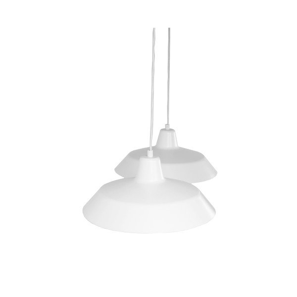 Biele dvojramenné závesné svítidlo Sotto Luce Cinco-image-3