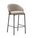 Hnedo-béžová barová stolička (výška sedadla 65 cm) Eamy – Kave Home