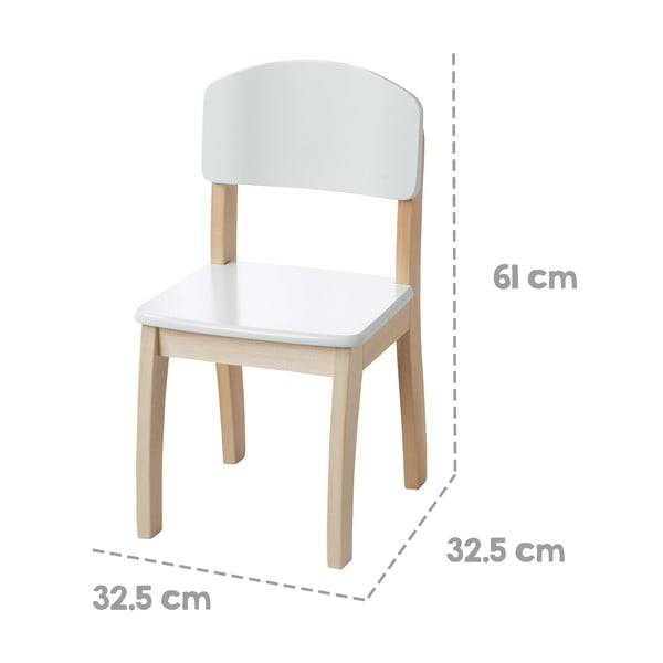 Biela detská stolička – Roba-image-2