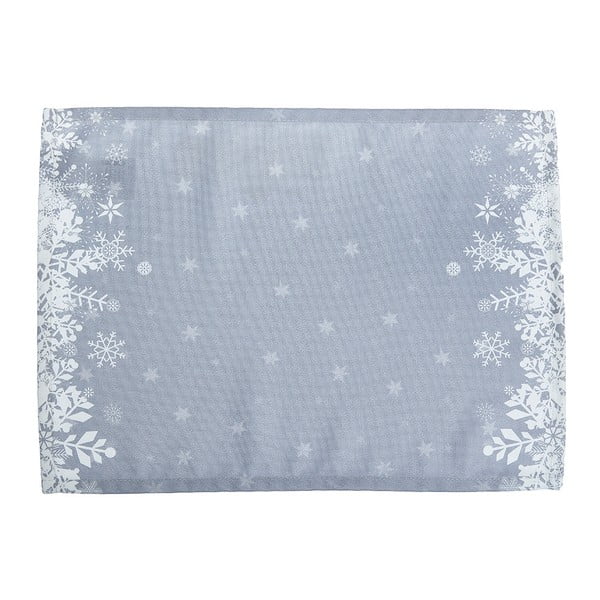 Sada 2 sivých prestieraní s vianočným motívom Mike & Co. NEW YORK Honey Snowflakes, 33 × 45 cm