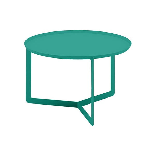 Zelený príručný stolík MEME Design Round, Ø 60 cm