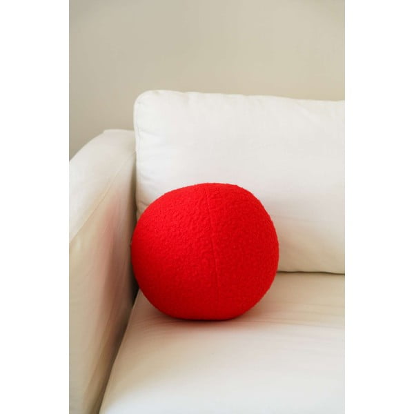 Dekoračný vankúš z materiálu buklé ø 20 cm Top – Mioli Decor-image-1