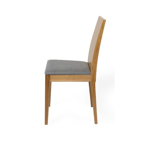 Sada 2 jedálenských stoličiek s podnožou z masívneho duba Woodman Niemi-image-4
