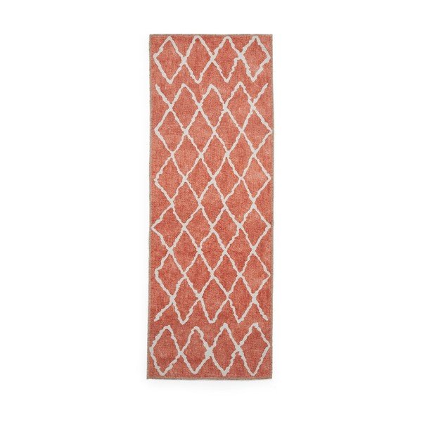 Oranžový prateľný behúň 76x230 cm Coral Orange – Think Rugs