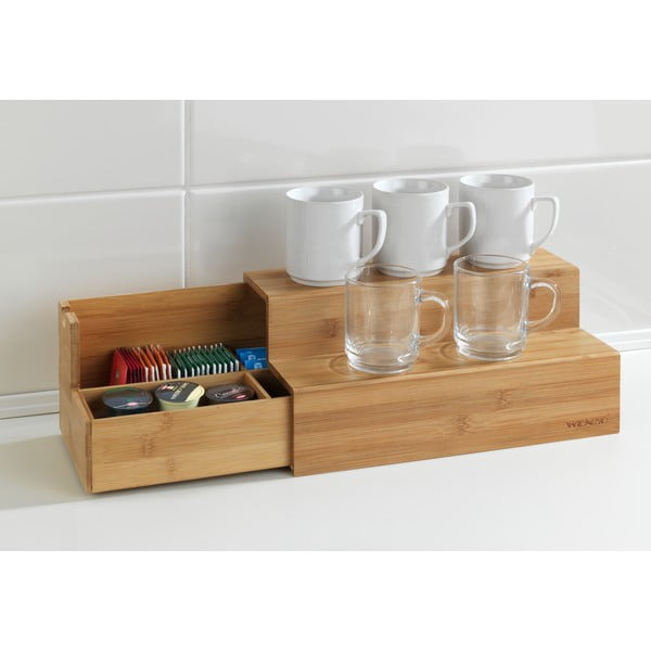 Bambusový stojan na príslušenstvo ku káve a čaju Wenko-image-1