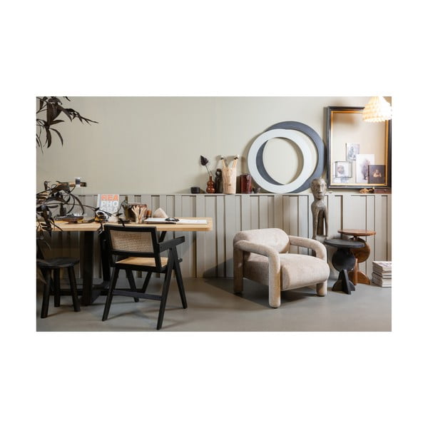 Čierna jedálenská stolička z borovicového dreva Gunn – WOOOD-image-2