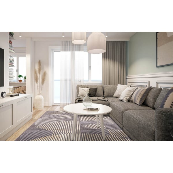 Sivý vlnený koberec 100x180 cm Shades – Agnella-image-1