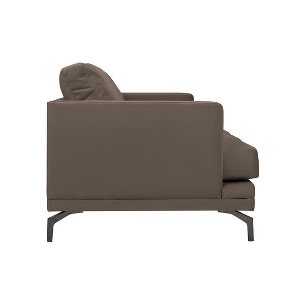 Hnedá trojmiestna pohovka s podnožou v čiernej farbe Windsor & Co Sofas Jupiter-image-2