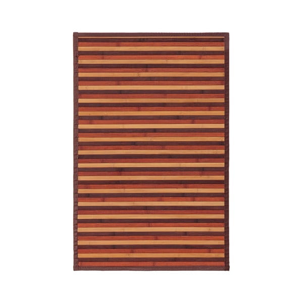 Bambusový koberec v hnedo-horčicovej farbe 60x90 cm – Casa Selección