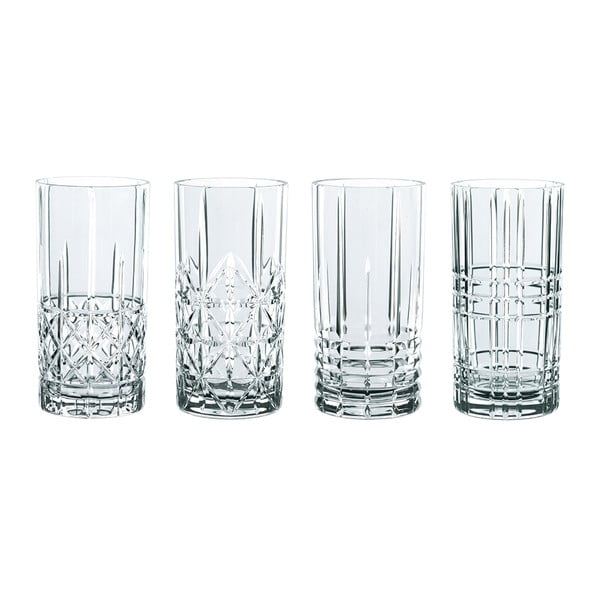 Súprava 4 pohárov z krištáľového skla Nachtmann Highlands, 445 ml