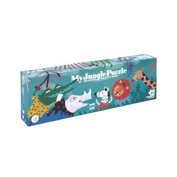 Veľké puzzle Jungle Londji, 22 dielikov