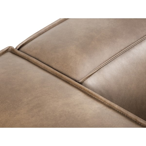 Svetlohnedá kožená pohovka 227 cm Madame - Windsor & Co Sofas-image-1