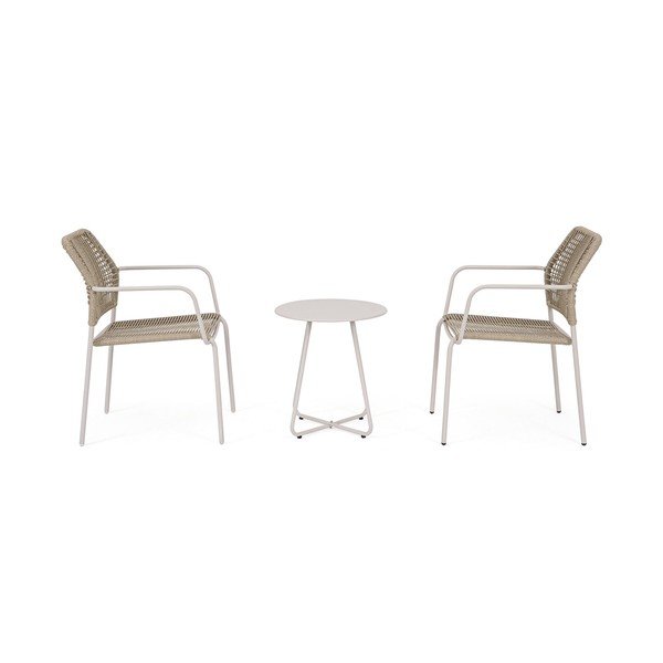 Oceľový okrúhly záhradný stolík ø 45 cm Jable – Bizzotto-image-1