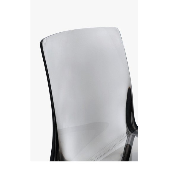 Sivá plastová záhradná stolička Adele – Bizzotto-image-1