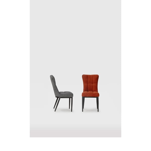 Jedálenská stolička v súprave v terakotovej farbe 2 ks Damon – Marckeric-image-2