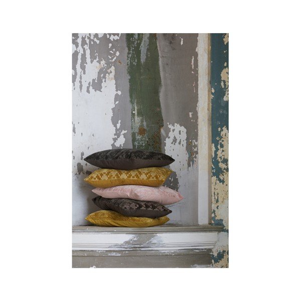 Hnedý balvnený vankúš BePureHome, 50 × 50 cm-image-2