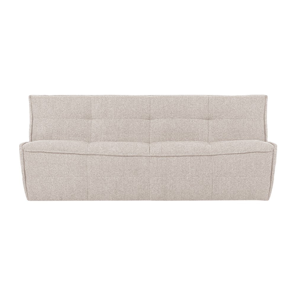 Béžová pohovka z textílie buklé 204 cm Cluster – vtwonen