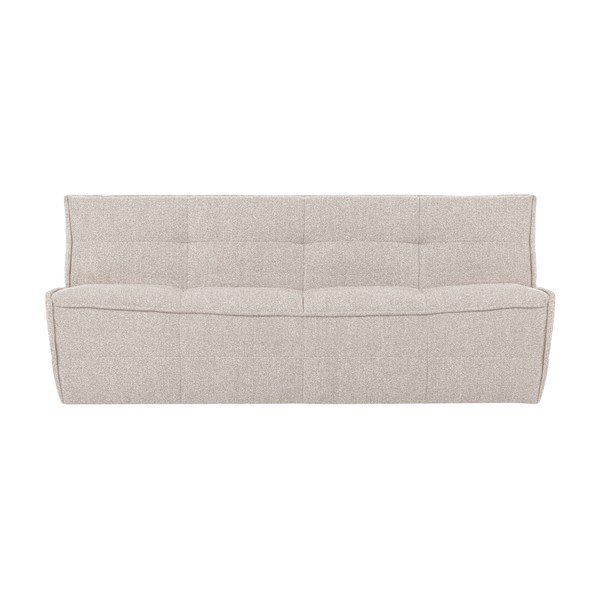 Béžová pohovka z textílie buklé 204 cm Cluster – vtwonen