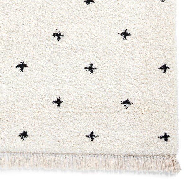 Bielo-čierny koberec Think Rugs Boho Dots, 120 x 170 cm-image-4