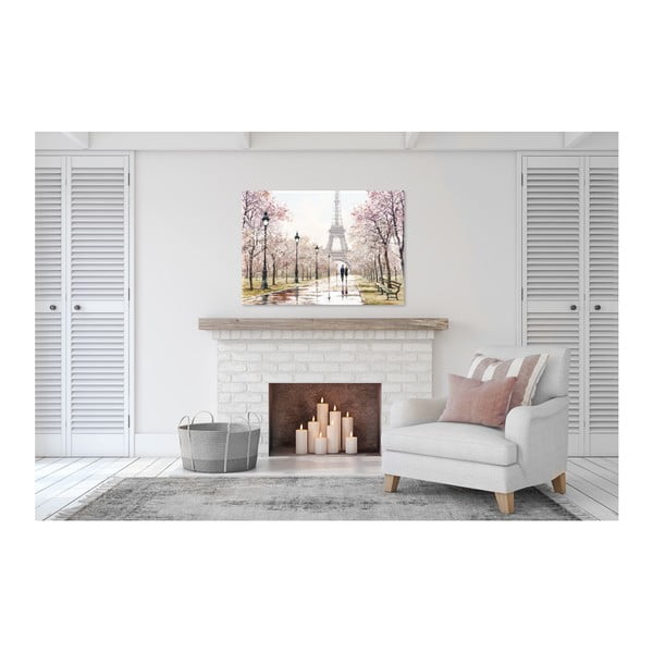 Obraz Styler Canvas Watercolor Paris Melancholy, 85 × 113 cm-image-1