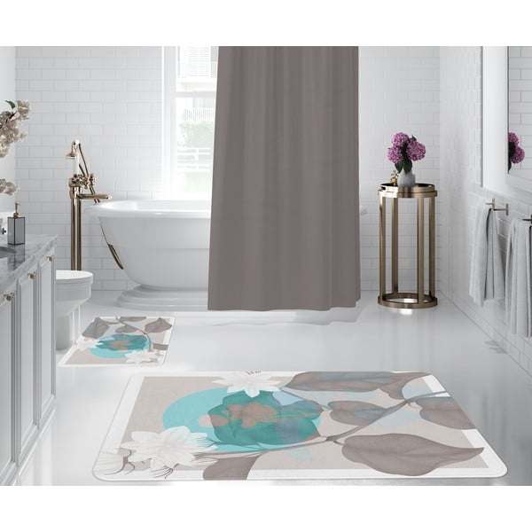 Sivé kúpeľňové predložky v súprave 2 ks – Oyo Concept-image-1