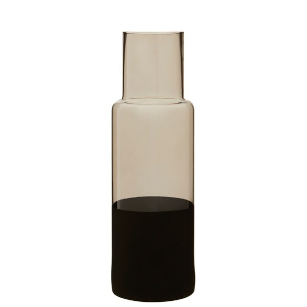 Sklenená váza s čiernymi detailmi Premier Housewares Cova, výška 30 cm-image-4