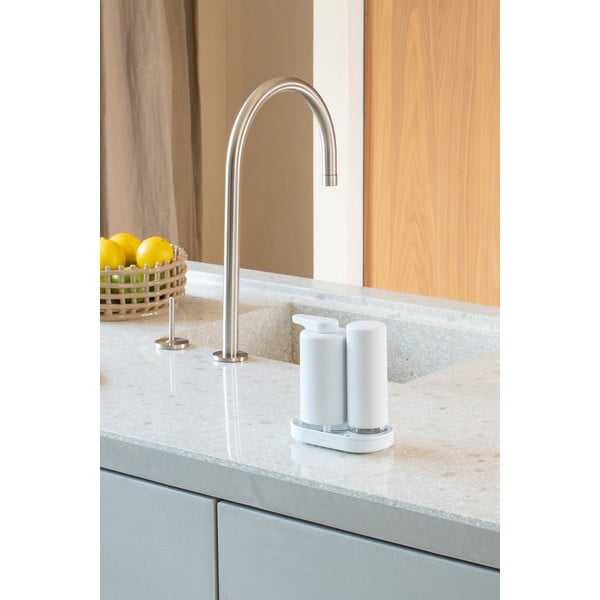 Biely plastový stojan na umývacie prostriedky SinkStyle – Brabantia-image-1